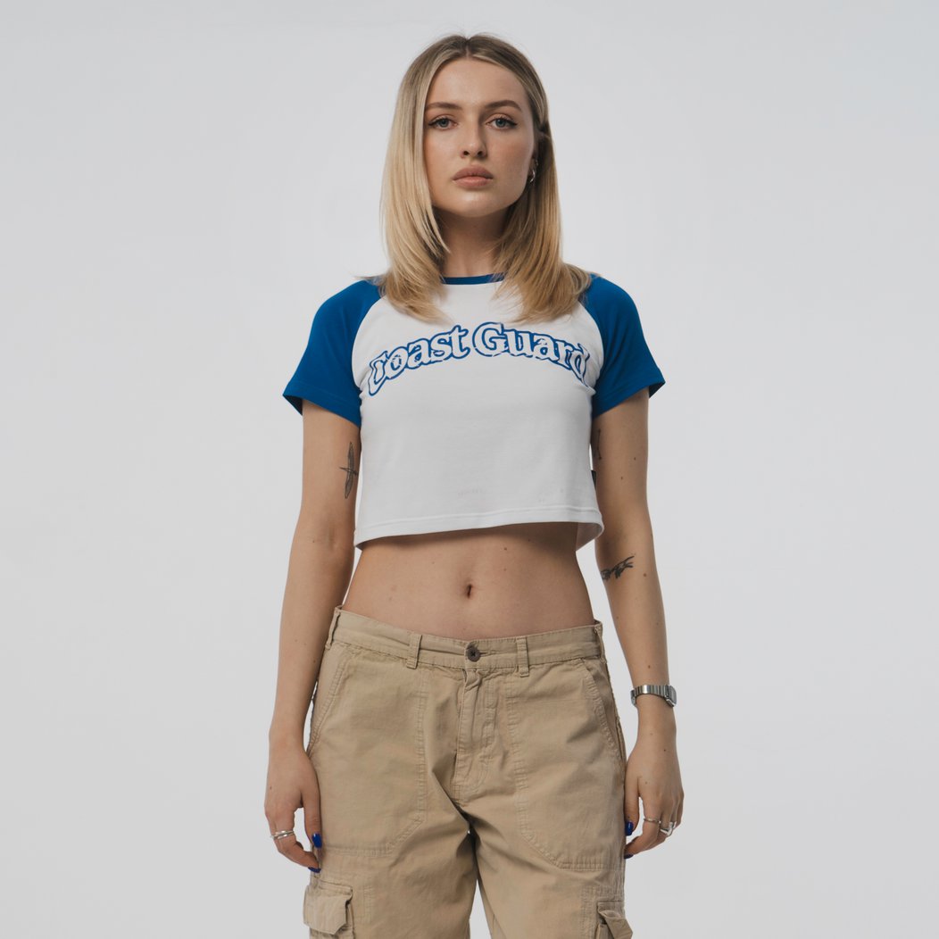 Dissident Brand | Coast Guard Reglan Crop Top in Blue