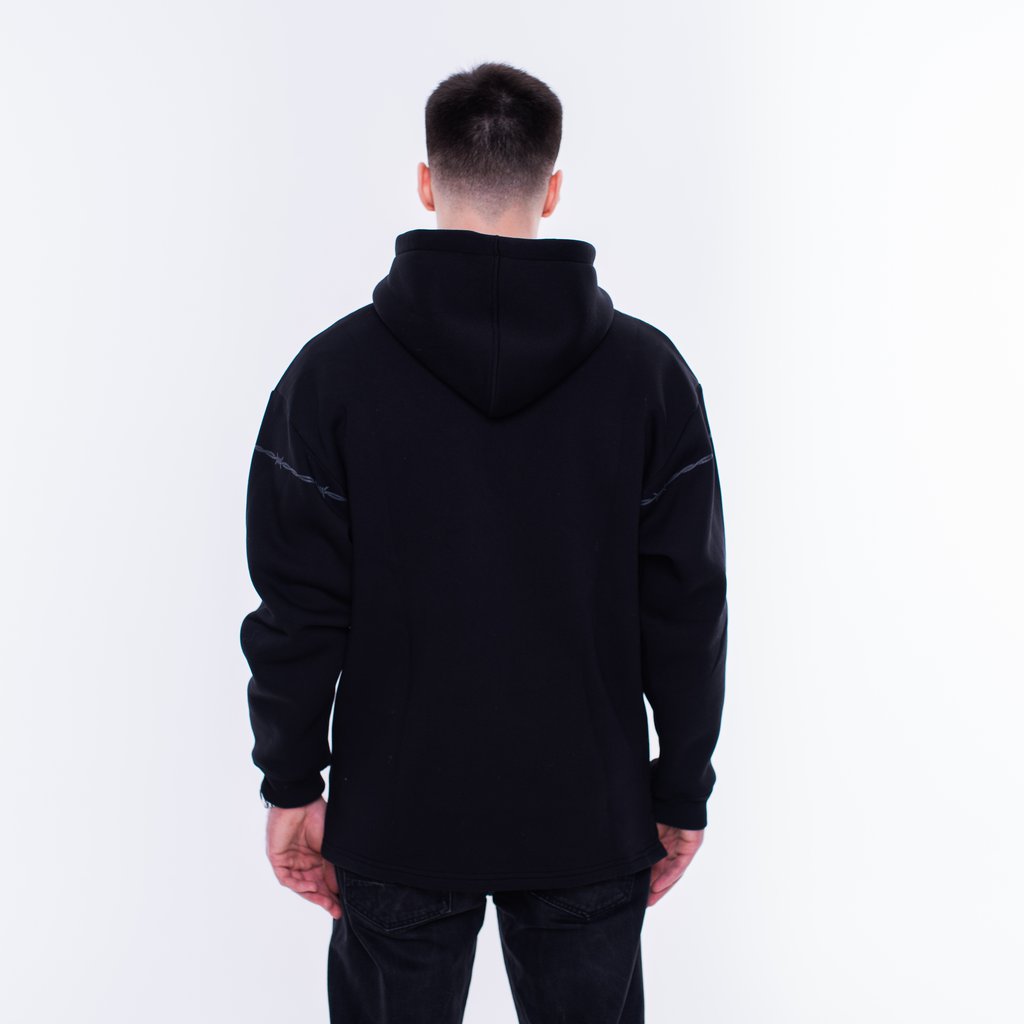 A shop line hoodie