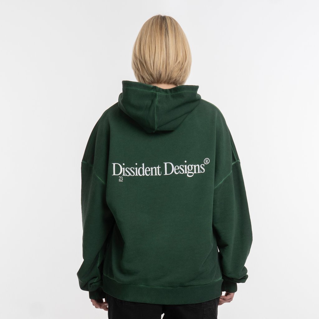 Dissident Brand | DD23 Oversized Hoodie in Washed Green