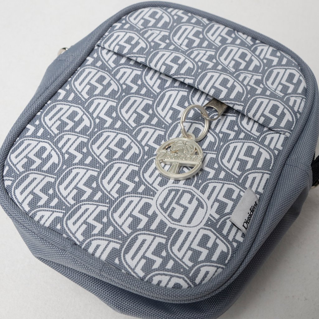 Dissident Brand DST Monogram Shoulder Bag in Grey